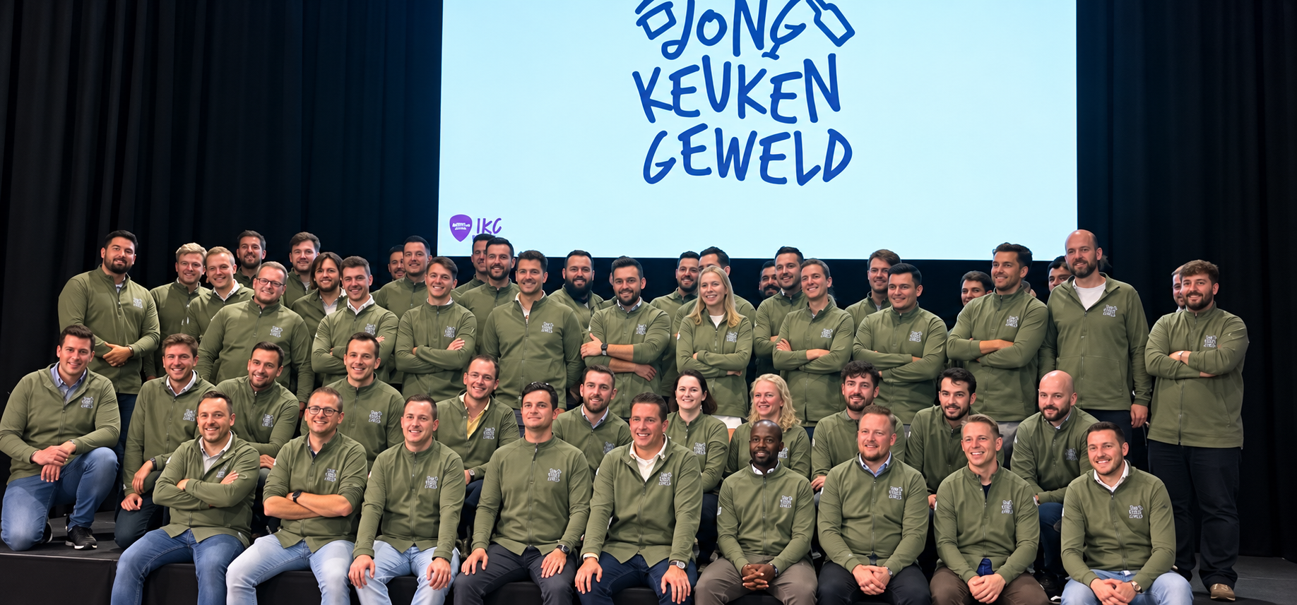 Jong Keukengeweld West-Vlaanderen – groepsfoto van de geselecteerde chefs